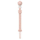 attache tetine personnalisable couleur rose