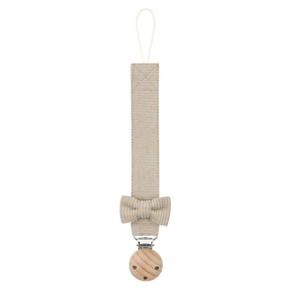 attache tetine personnalisable culeur beige