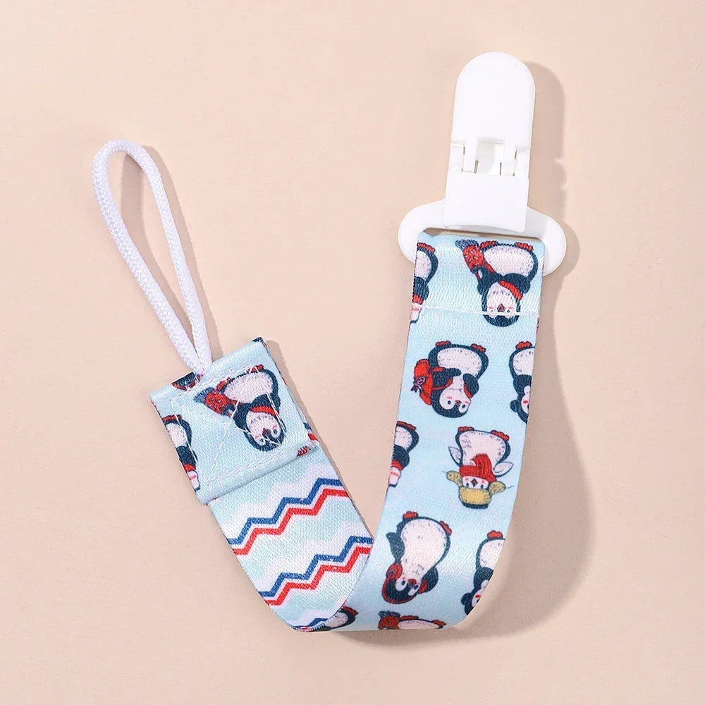 attache tetine personnalisable penguin