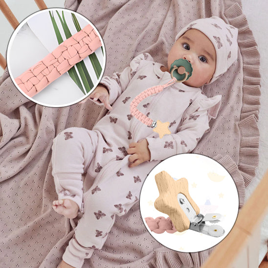 attache tetine personnalisable evite les chutes de tetine