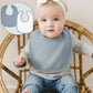 bavoir bebe bleu ciel