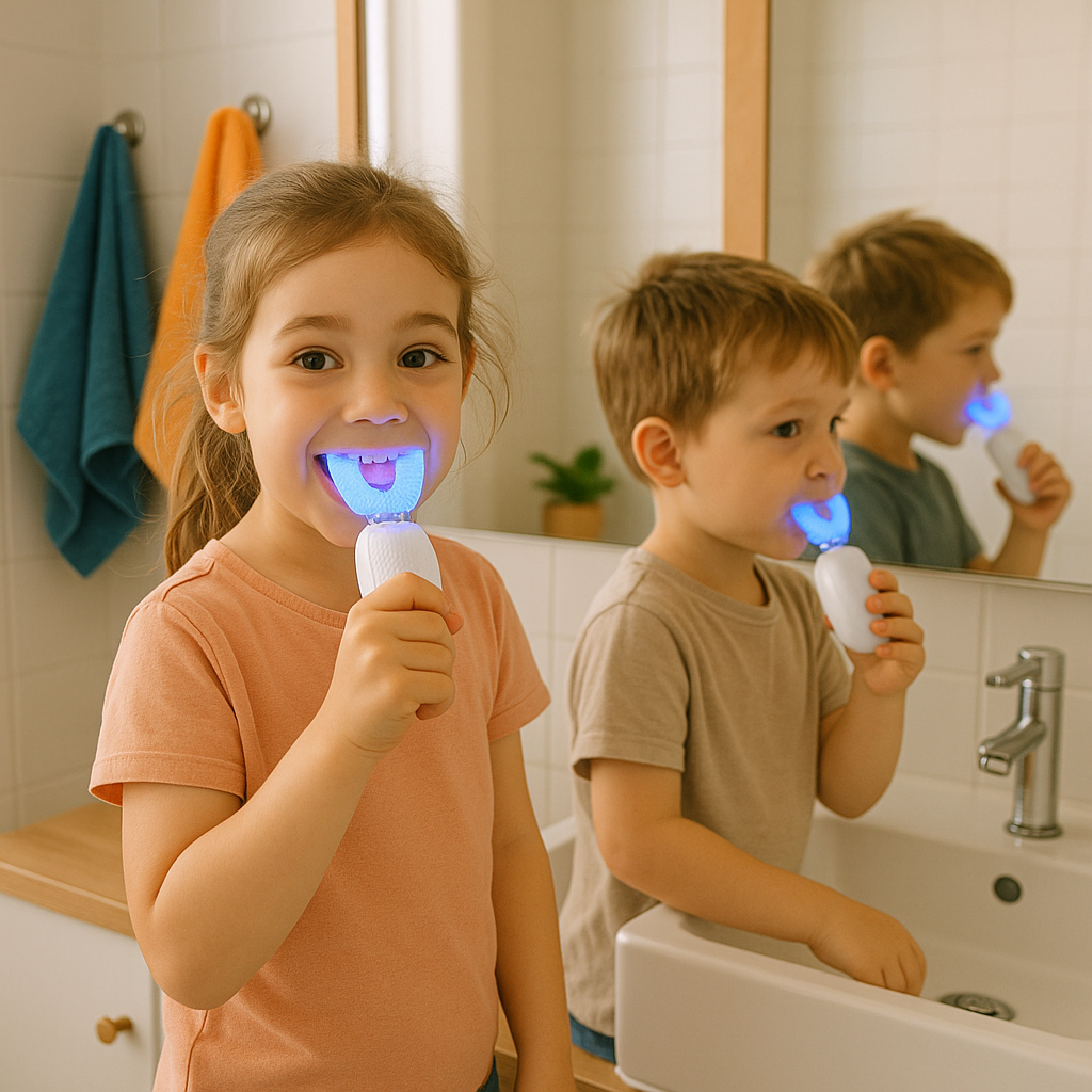  brosse à dents électrique bébé en silicone, sûre et facile à utiliser
