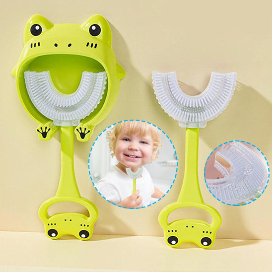 brosse a dent bebe 6 mois avec manche ergonomique
