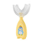 brosse a dent bebe couleur jaune