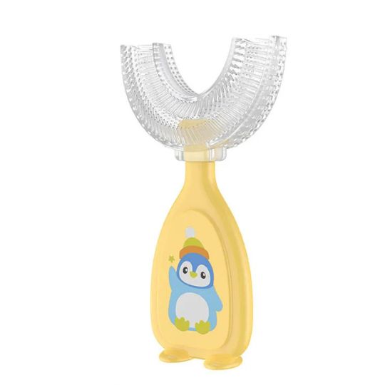 brosse a dent bebe couleur jaune