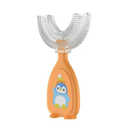 brosse a dent bebe couleur orange