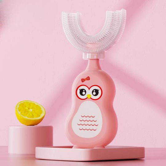 brosse a dent bebe couleur rose