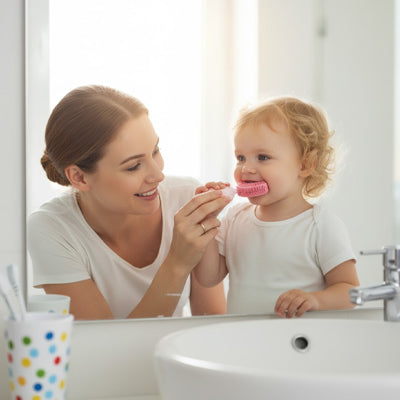 brosse a dent bebe d’apprentissage pour bébé 6 mois à 3 ans
