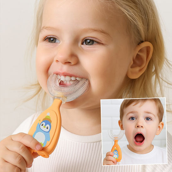 brosse a dents bebe en silicone doux pour gencives sensibles