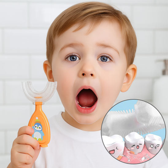 brosse a dent bebe en silicone souple pour bébé – hygiène et confort