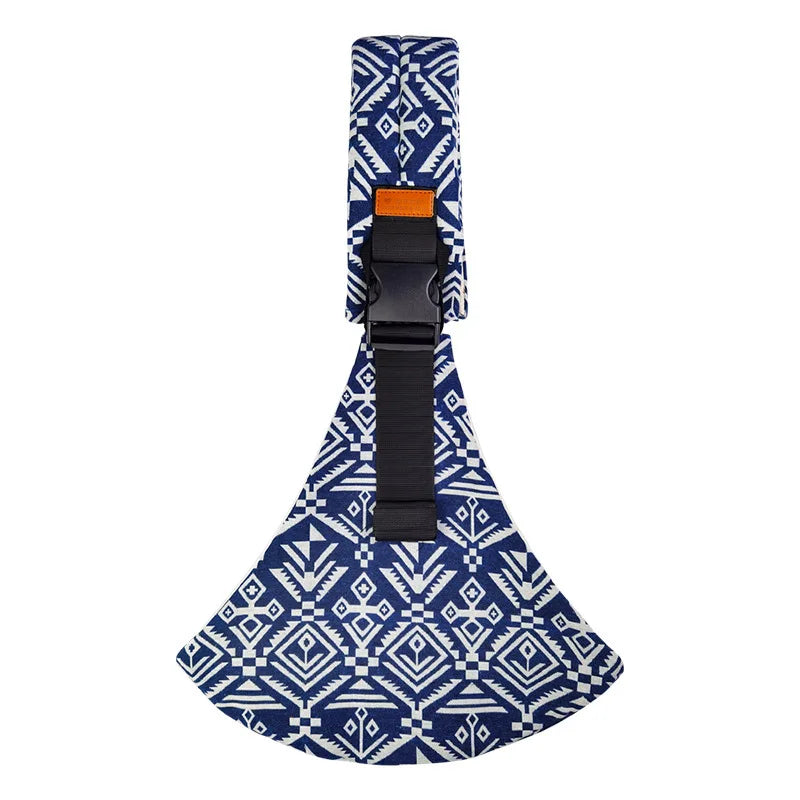 echarpe portage couleur bleu