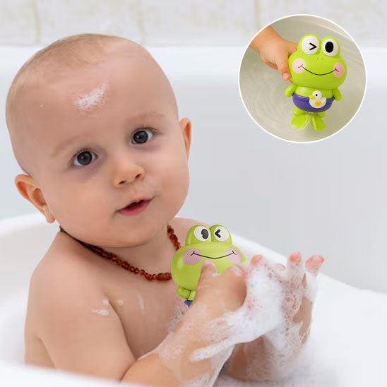 jouet de bain bébé flottant en forme d'animal sans trou, sécurisé et sans BPA