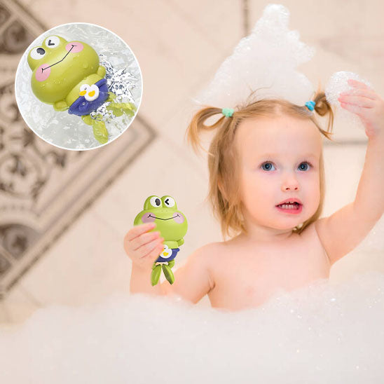 jouet de bain silicone pour bébé de 6 mois antimoisissure et facile a nettoyer