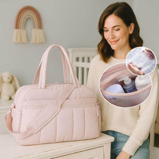 sac a langer week-end grande capacité avec matelas à langer pliable