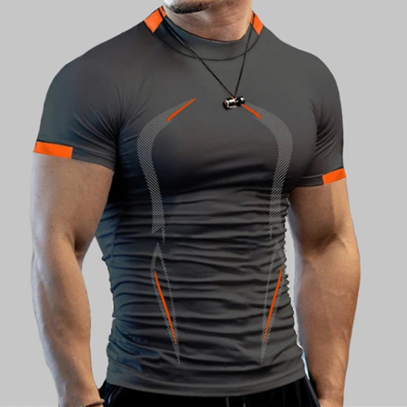 t shirt sport gris fence
