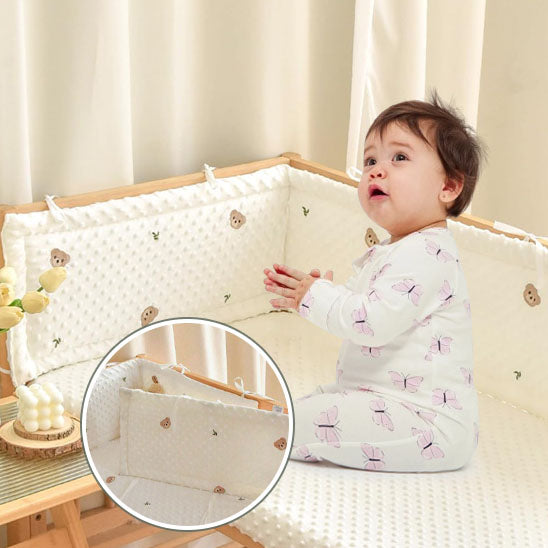 tour de lit pour bebe en coton doux et respirant